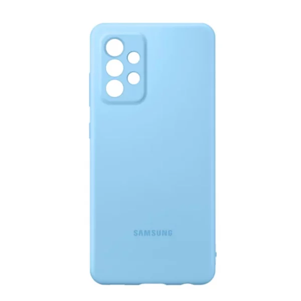 ÉTUI EN SILICONE SAMSUNG A72 BLEU